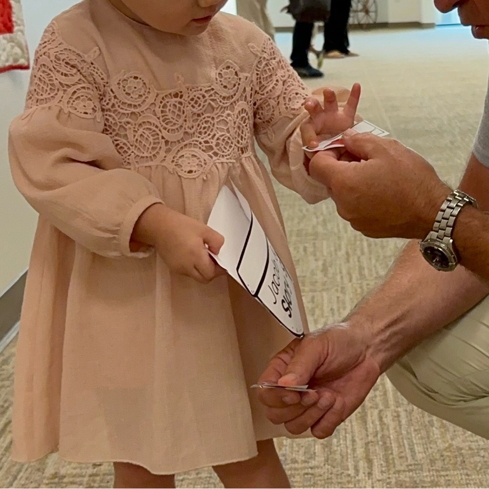 Chloe couture dress with guipure embroidery - Picture 14 of 14